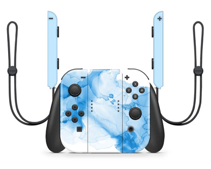 Ink Art Pastel blue 3M Vinyl Skin/Wrap for Nintendo Switch