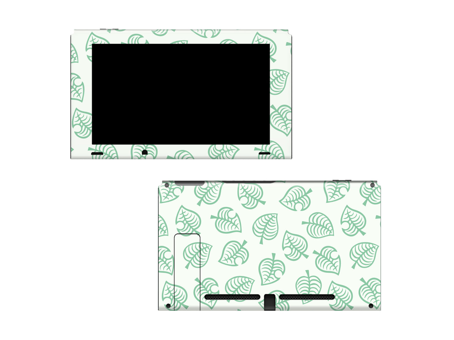 AC Leaf Green Full Wrap Vinyl Skin for Nintendo Switch