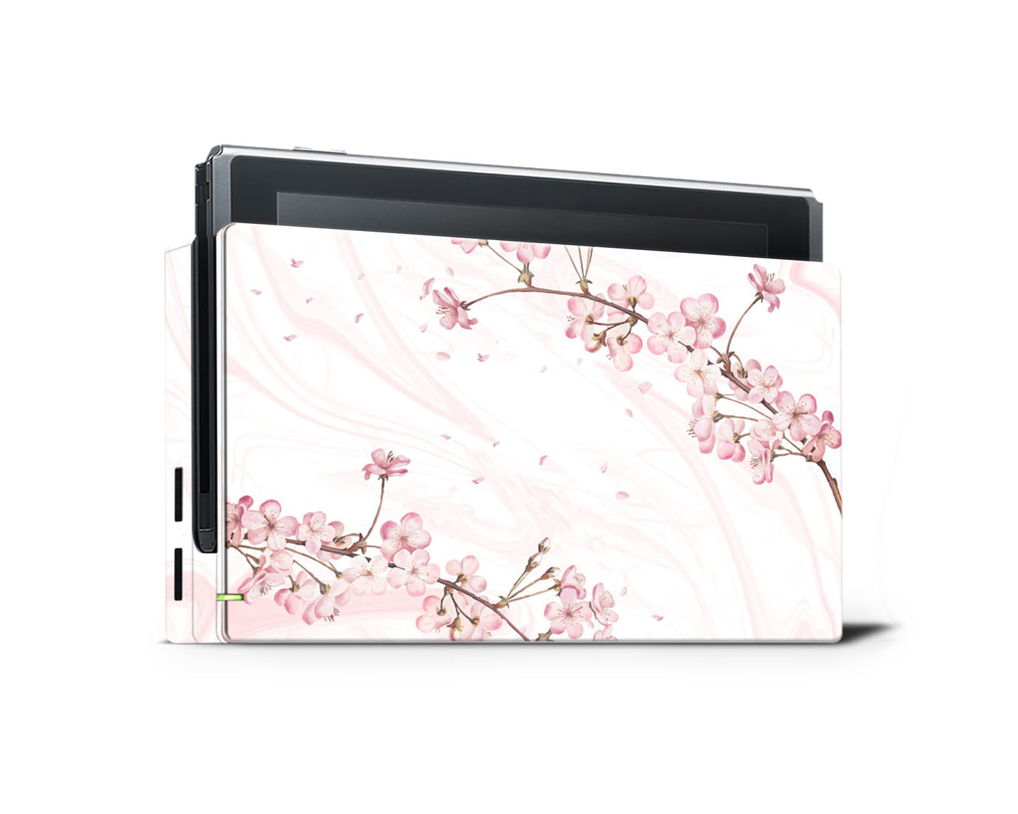 Cherry Blossom Pastel Pink Marble Full Wrap Vinyl Skin for Nintendo Switch