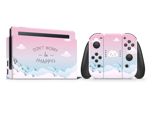 Don't Worry Be Happy Vinyl Skin for Nintendo Switch