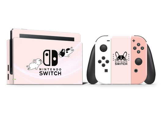 French Bulldog Full Wrap Vinyl Skin for Nintendo Switch