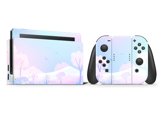 Relax and Breathe Full Wrap Vinyl Skin for Nintendo Switch
