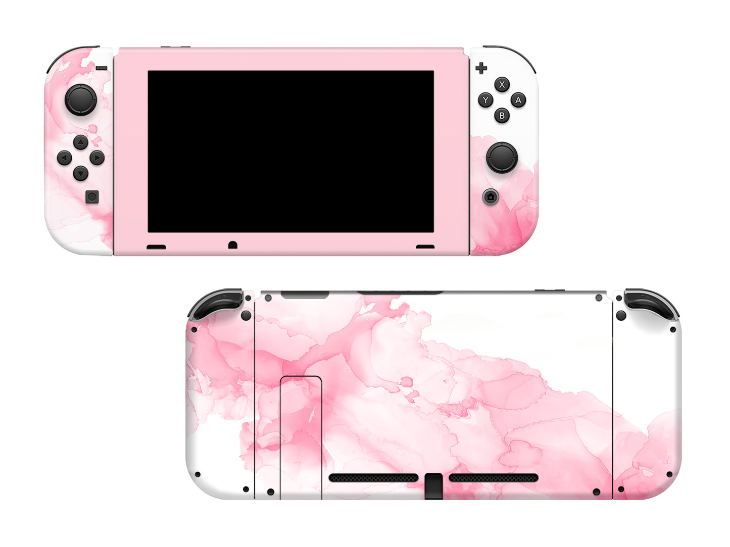 Ink Art Pastel Pink 3M Vinyl Skin/Wrap for Nintendo Switch