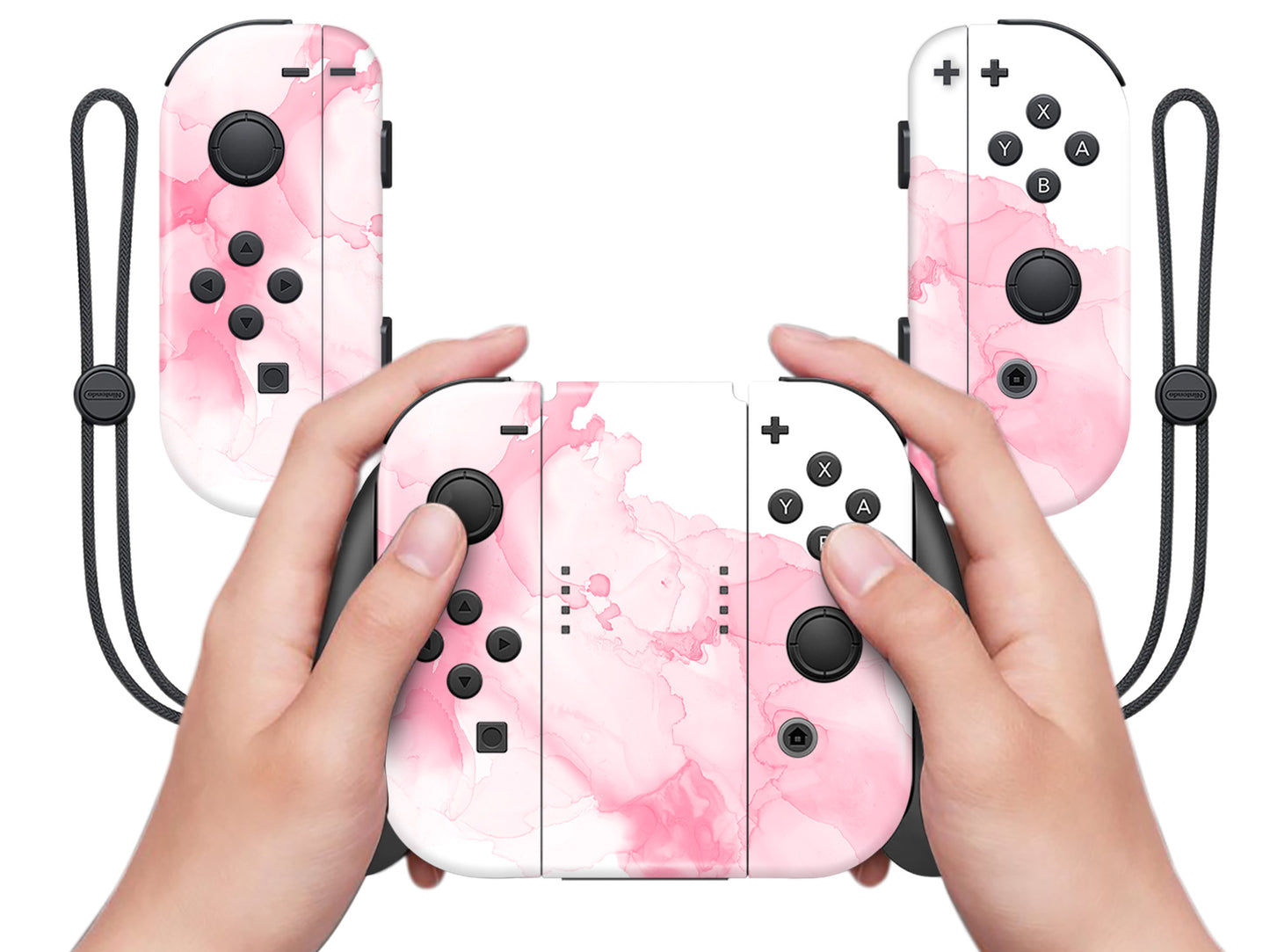 Ink Art Pastel Pink 3M Vinyl Skin/Wrap for Nintendo Switch