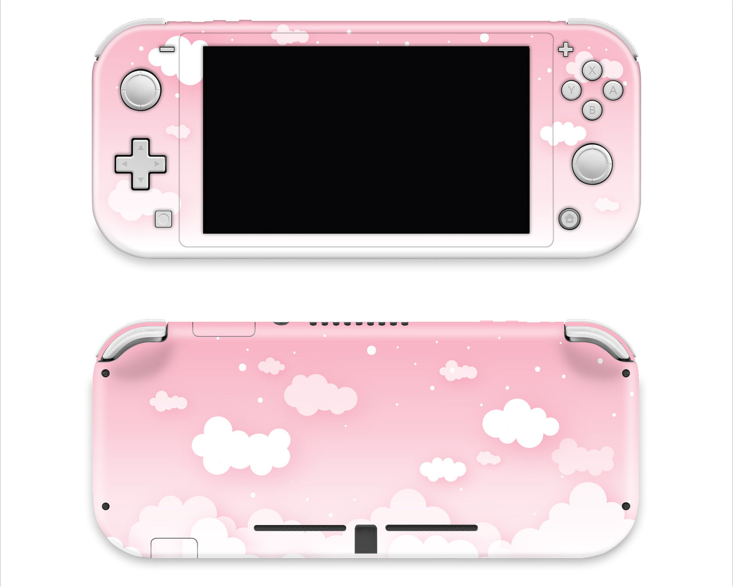 Pastel Pink Sky Clouds 3M Vinyl Skin/Wrap for Switch Lite