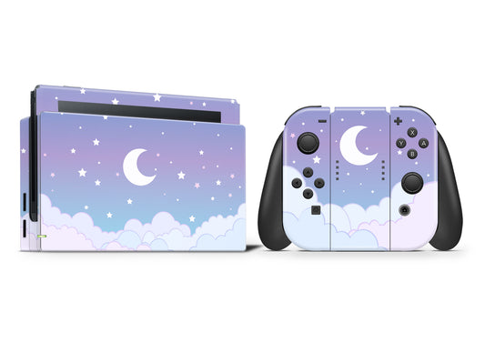 Starry Sky Purple Blue 3M Vinyl Skin/Wrap for Nintendo Switch