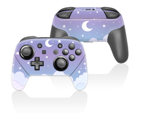 Purple Blue Starry Sky Clouds 3M Premium Vinyl Skin / Wrap